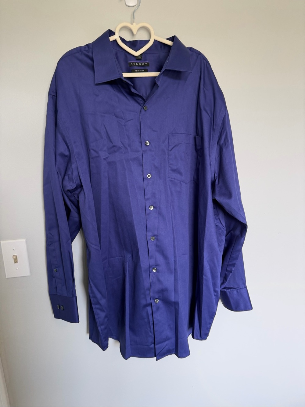 Synrgy Men's Button-Up Dress Shirt
